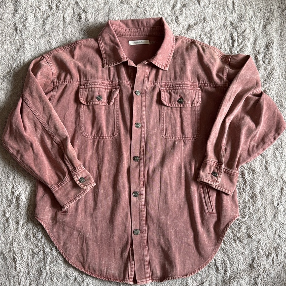 Mauve Denim Jacket